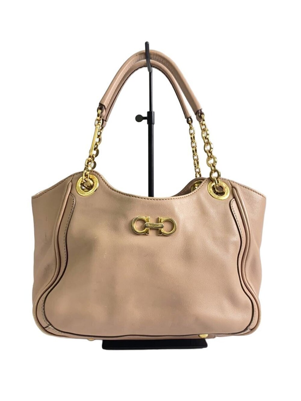 Salvatore Ferragamo Tote Bag Leather Pink